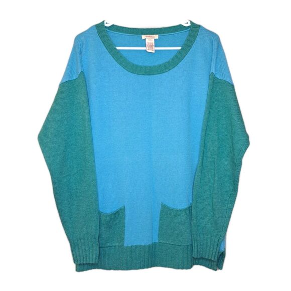 Sundance Sweaters - Sundance Women Sweater Cashmere And Wool Blend Size L Two Tone With Pockets